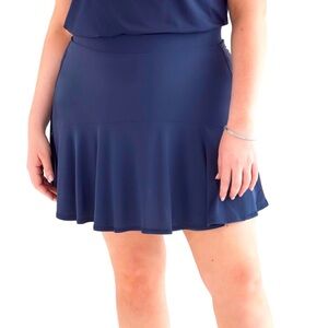 Pennington’s Active Zone Pull-On Skort Perforated Side Panels - Maritime Blue